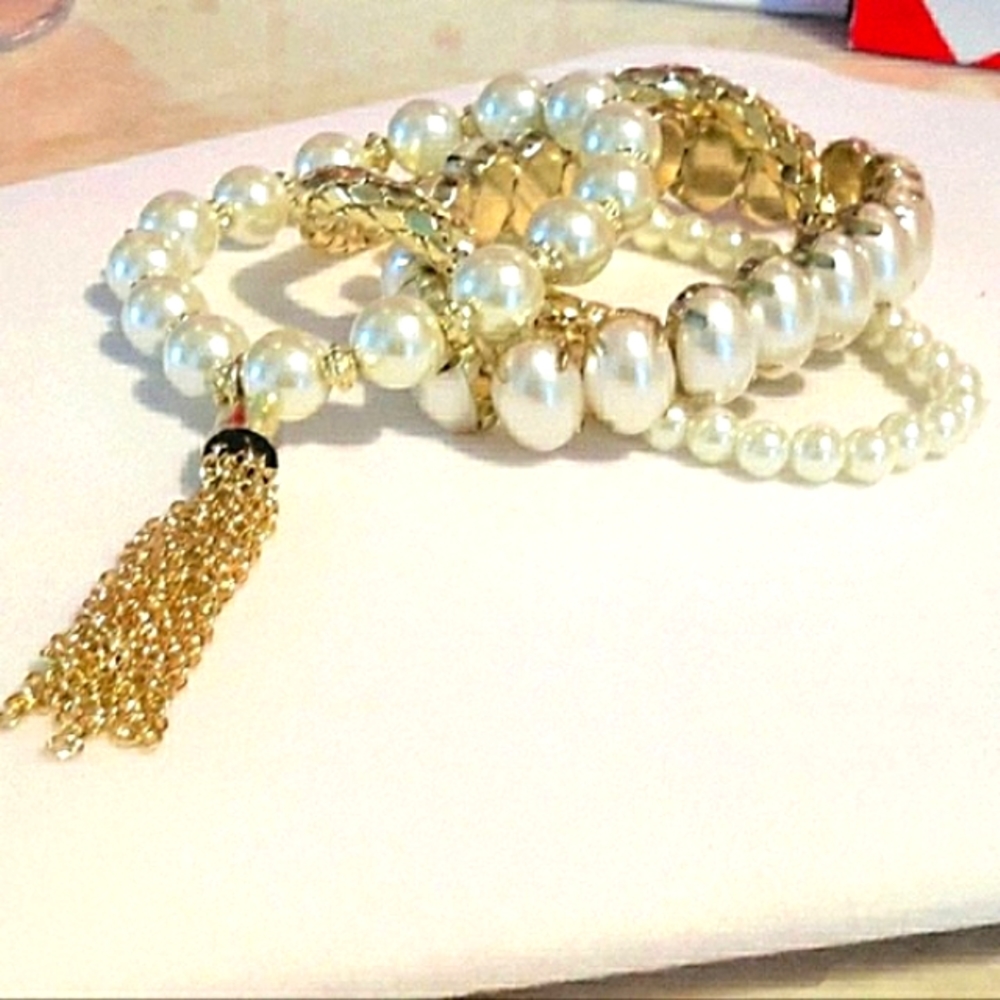 4 Bracelets Set - Stretch Bracelets - image 2